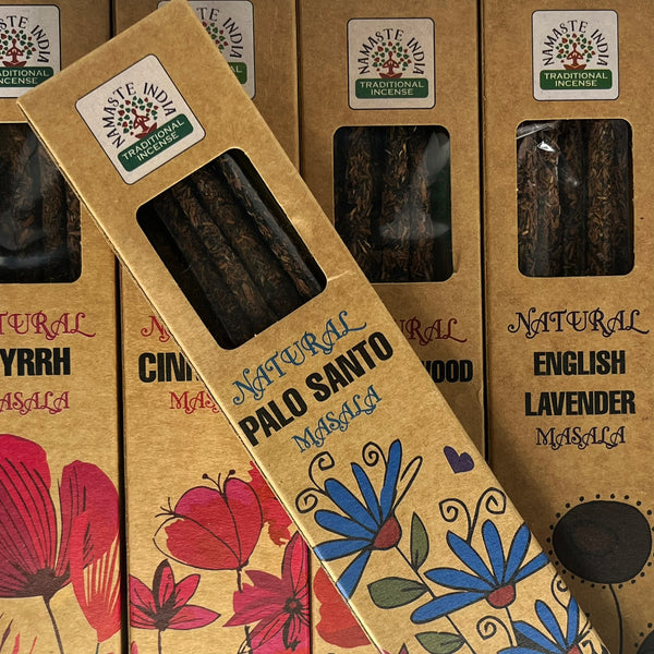 Orkay Namaste India Natural Handrolled Incense - Crystal Geological