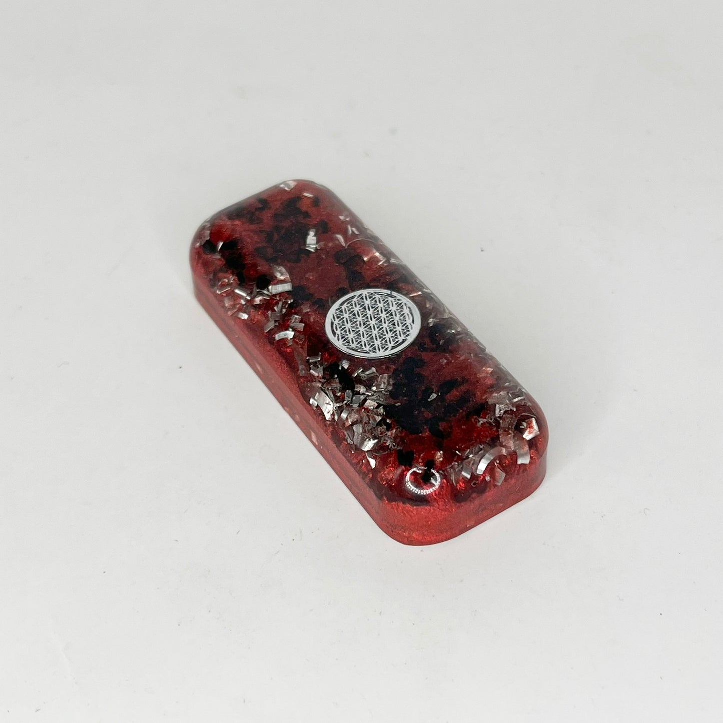 Red Pendent/Pocket OG (L) - Orgonite