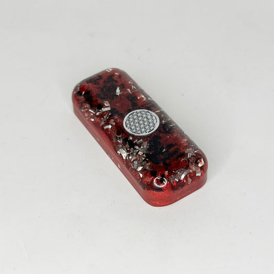 Red Pendent/Pocket OG (L) - Orgonite