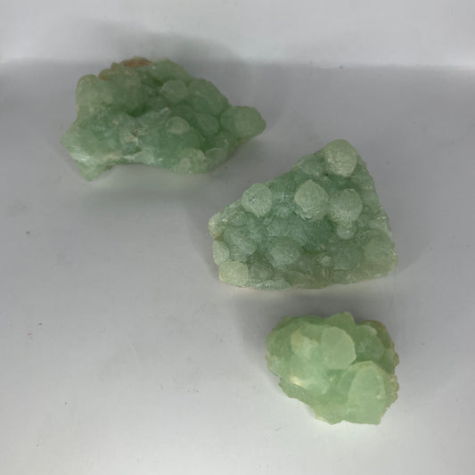 Prehnite Clusters and Specimens