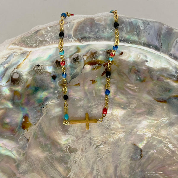 Stainless Steel Bracelet - Assorted - Crystal Geological