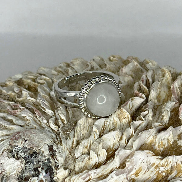 Assorted Round Adjustable Gemstone Ring