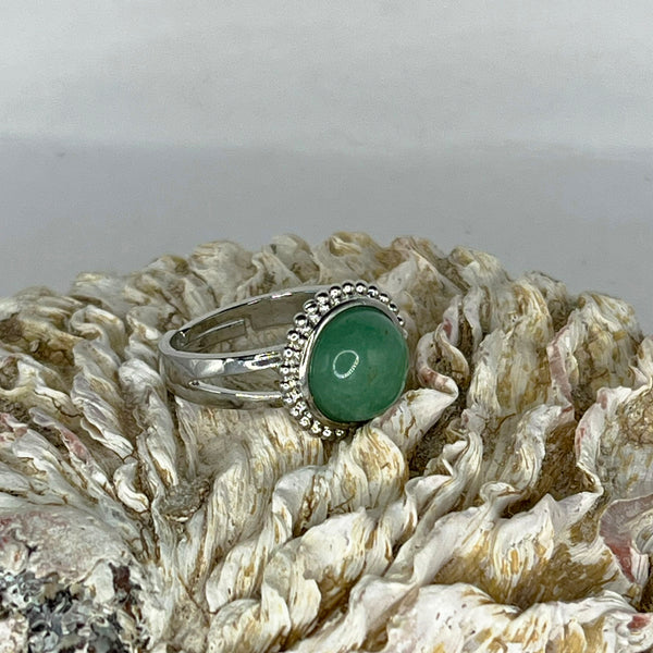 Assorted Round Adjustable Gemstone Ring