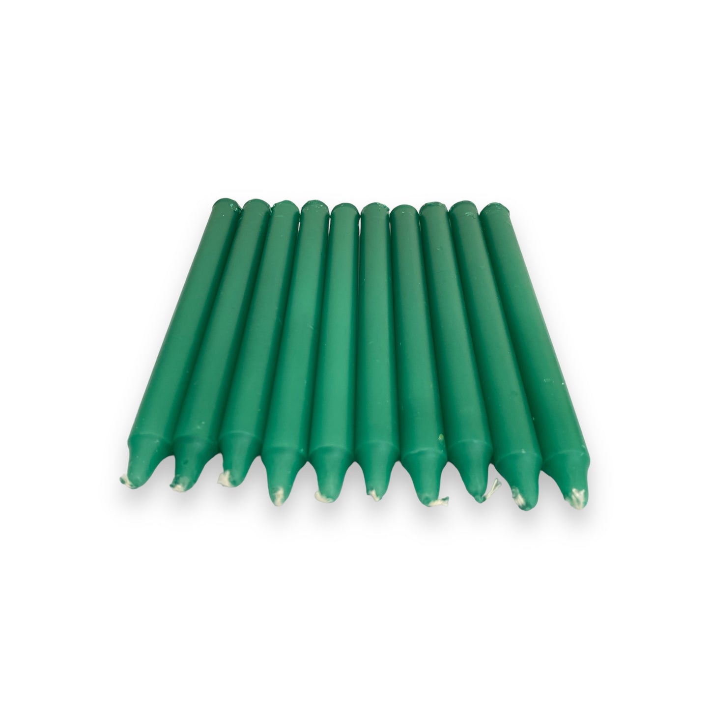 Pack of Green Candles - 17cm
