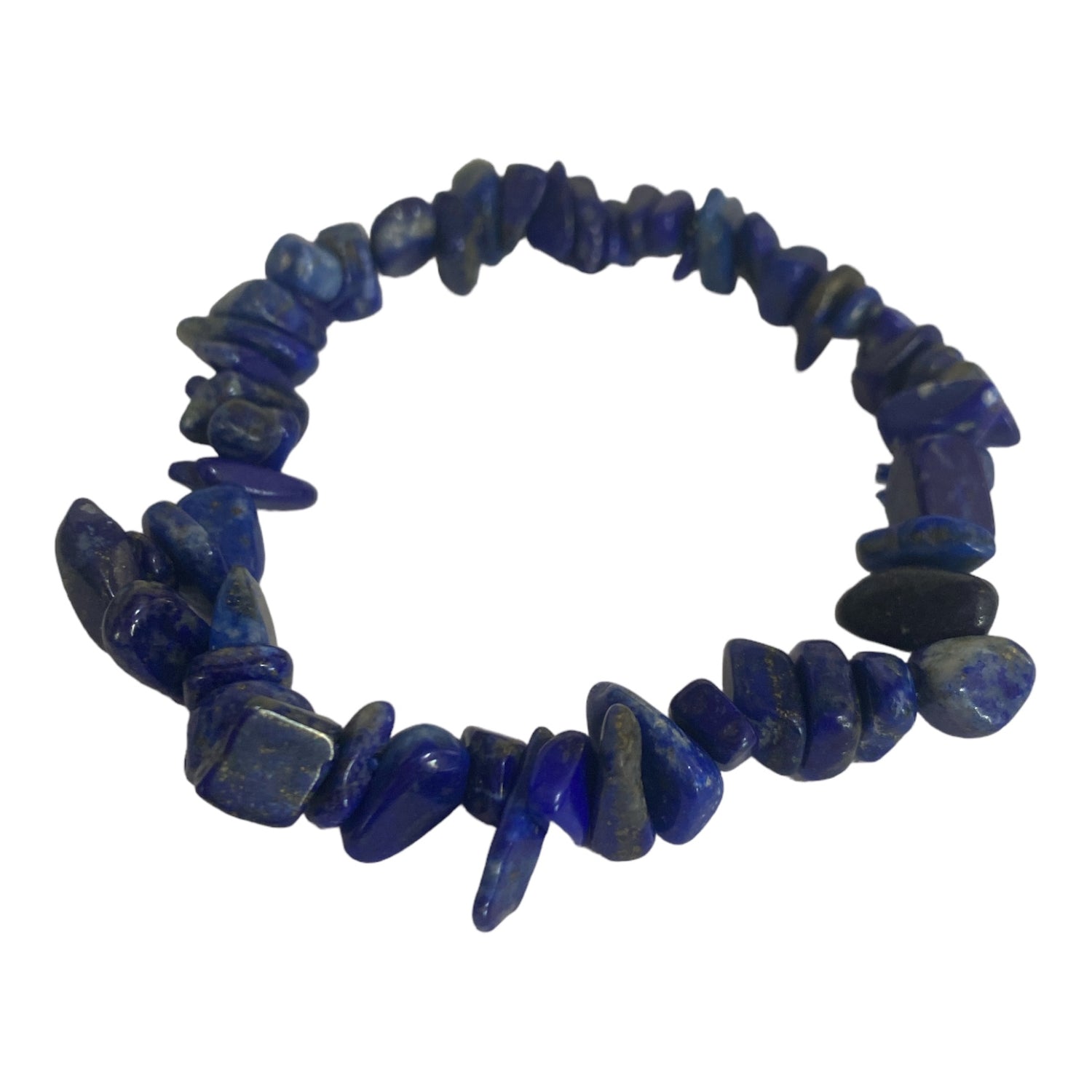 Lapis Lazuli Chip Bracelet - Crystal Geological