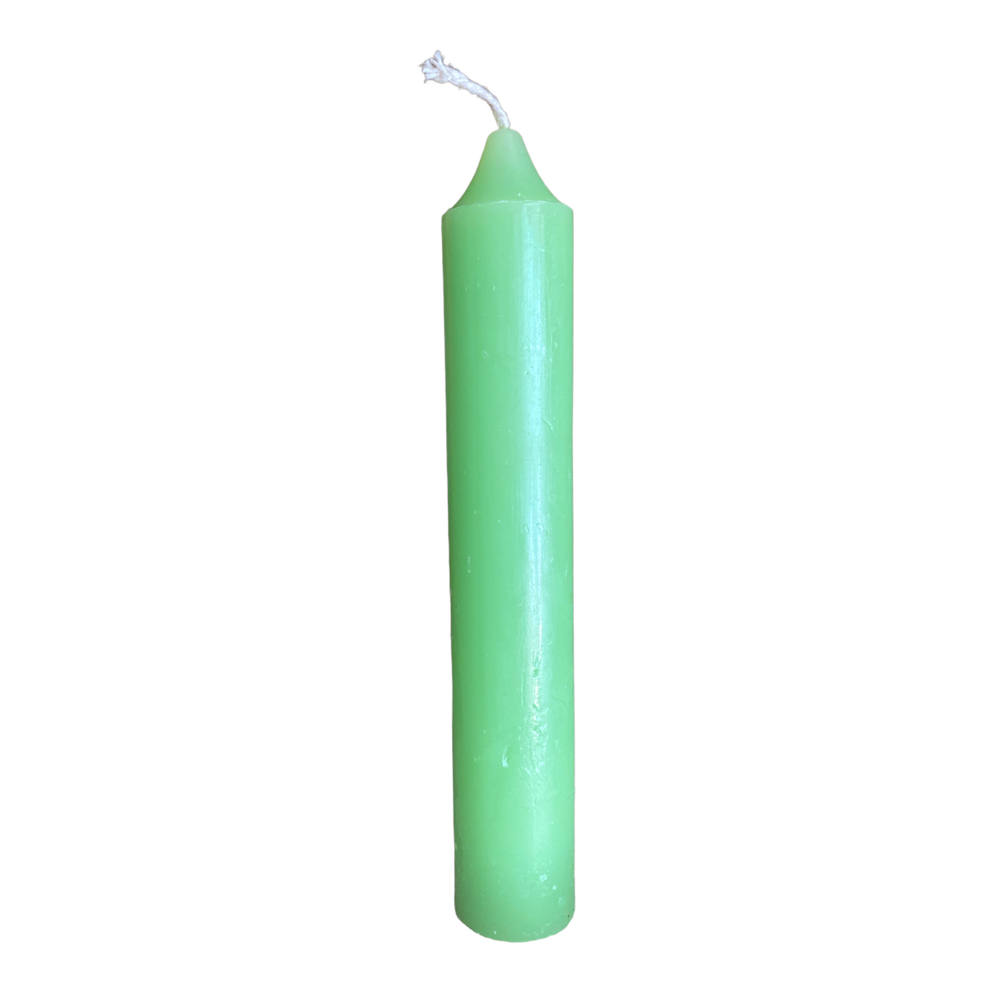 Green Candle - Solid - 14cm
