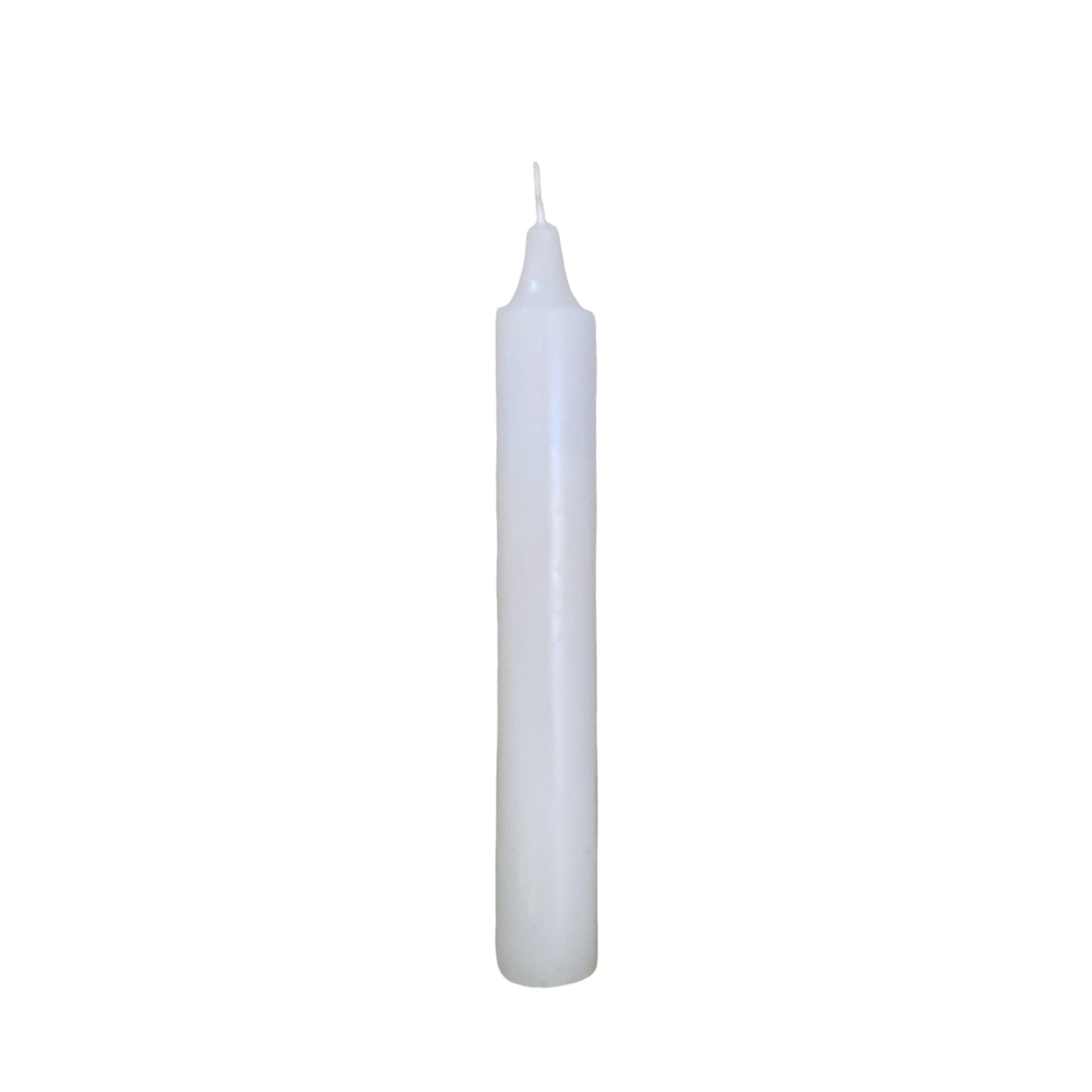 White Candle - Solid - 14cm