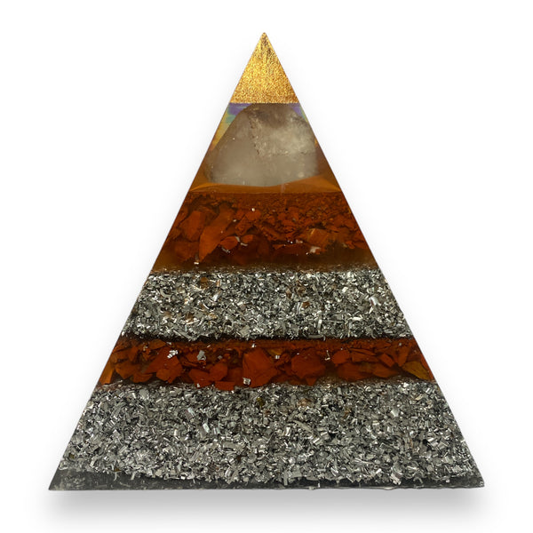 Organite Pyramid - Large - Health & Vitality - 17cm - Crystal Geological