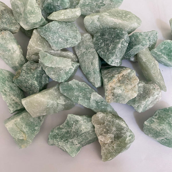 Green Adventurine Rough - Crystal Geological