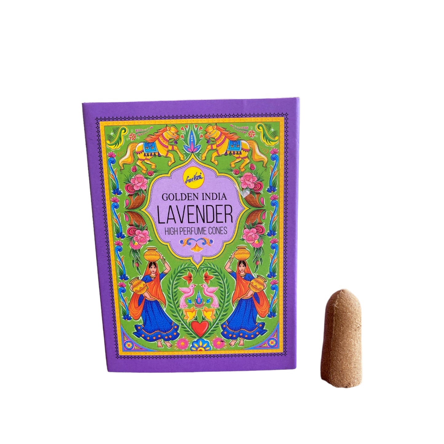 Golden India Lavender Incense Cones