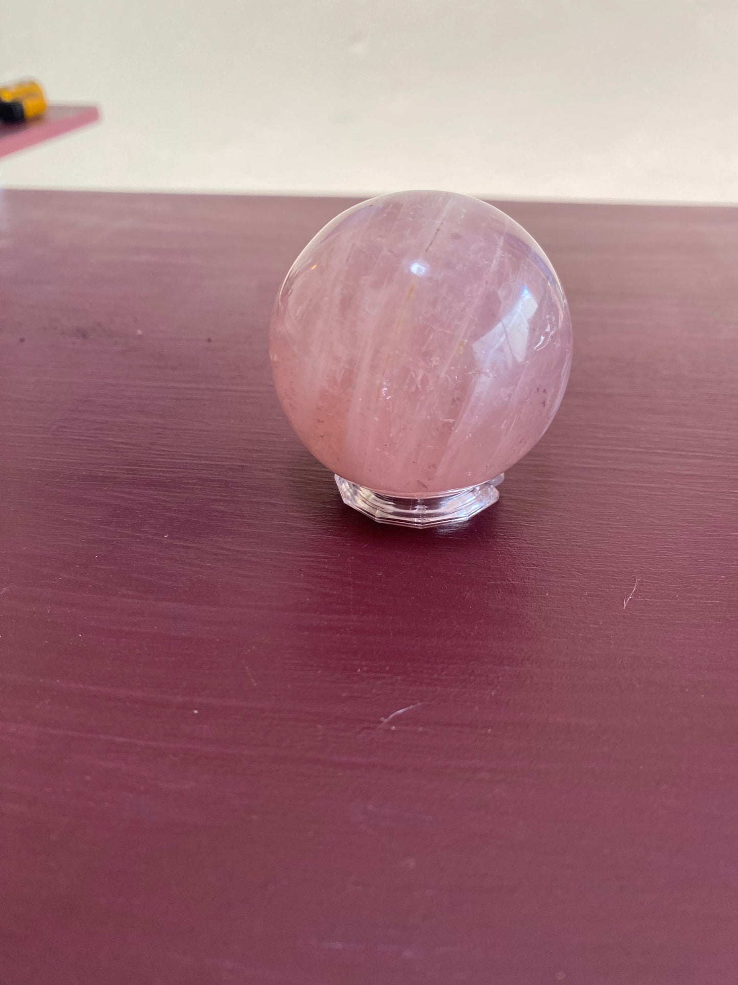 Rose Quartz Sphere (Ball) - 6cm