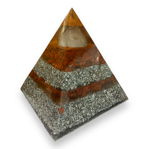 Organite Pyramid - Large - Health & Vitality - 17cm - Crystal Geological