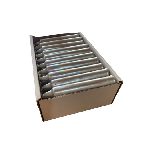 Box of 30 Silver Candles - 14cm