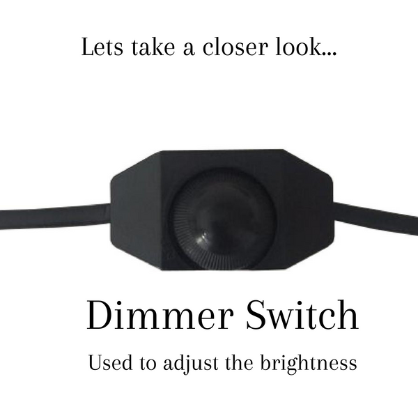 Himalayan Salt Lamp Cord - Dimmer Switch - Crystal Geological