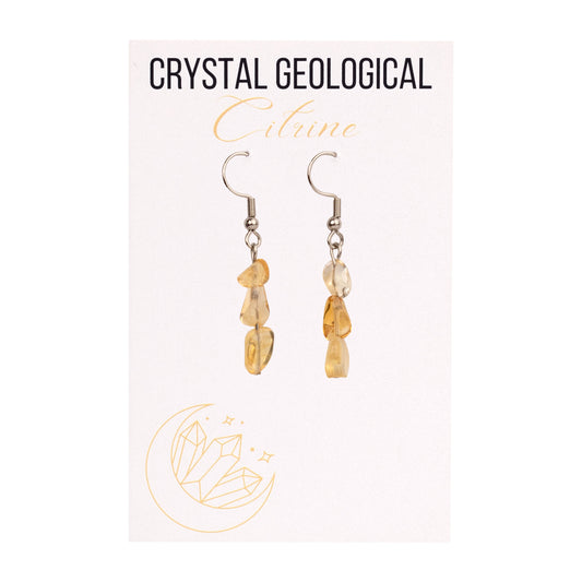 Citrine Beaded Earrings