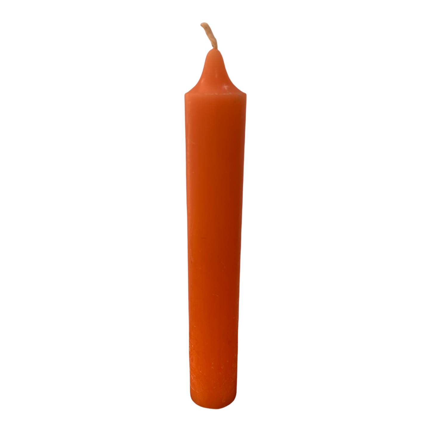 Orange Candle - Solid - 15cm
