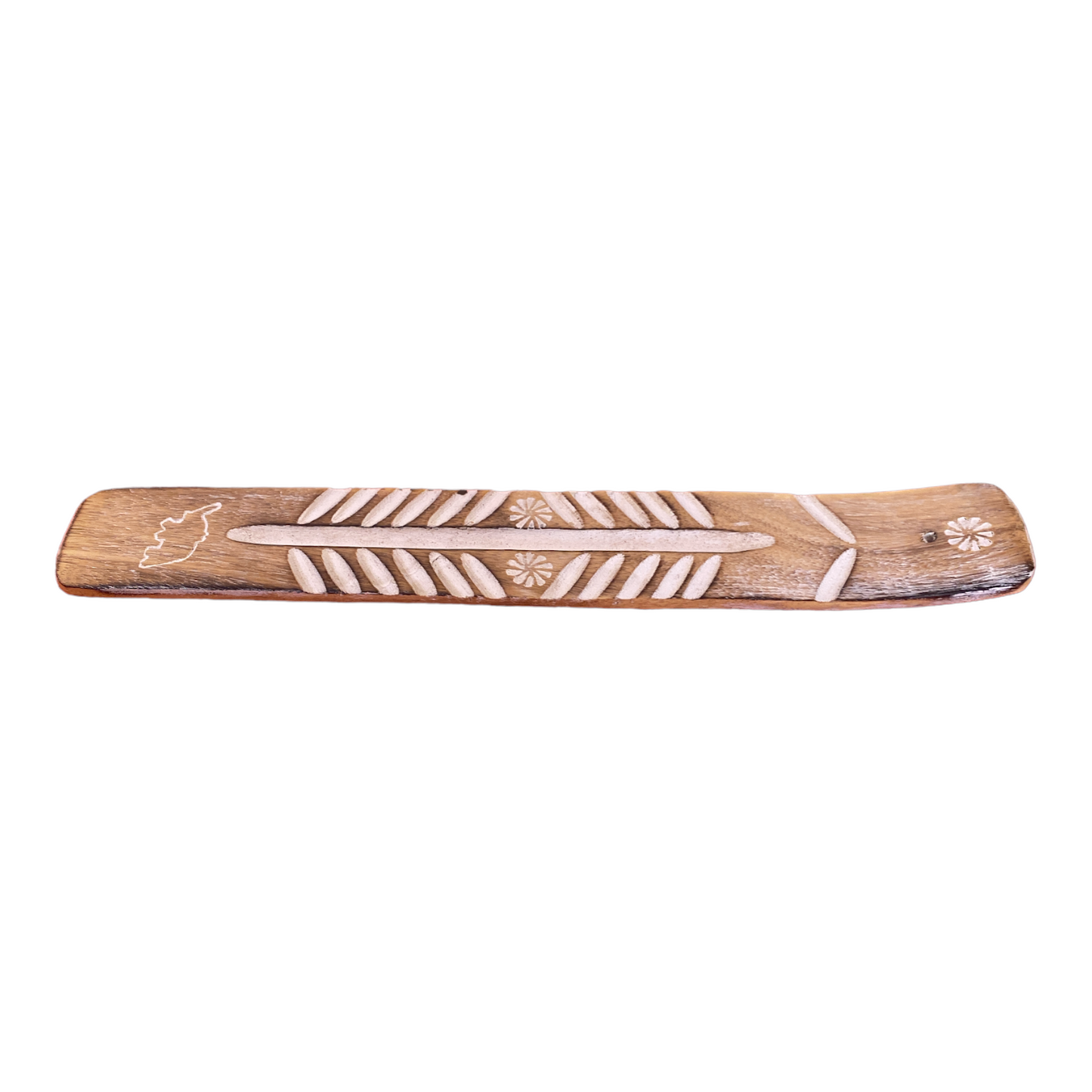 Wooden Incense Holder- 25cm - White