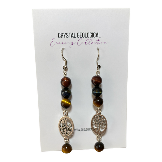 Tiger Eye Earrings