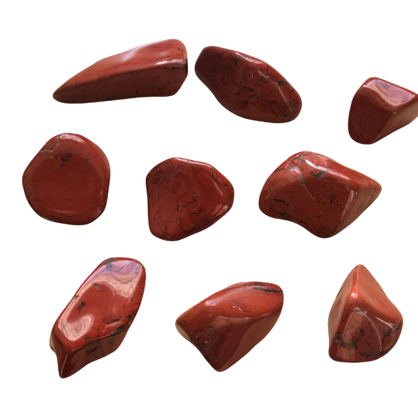 Red Jasper Tumble Stone - Crystal Geological