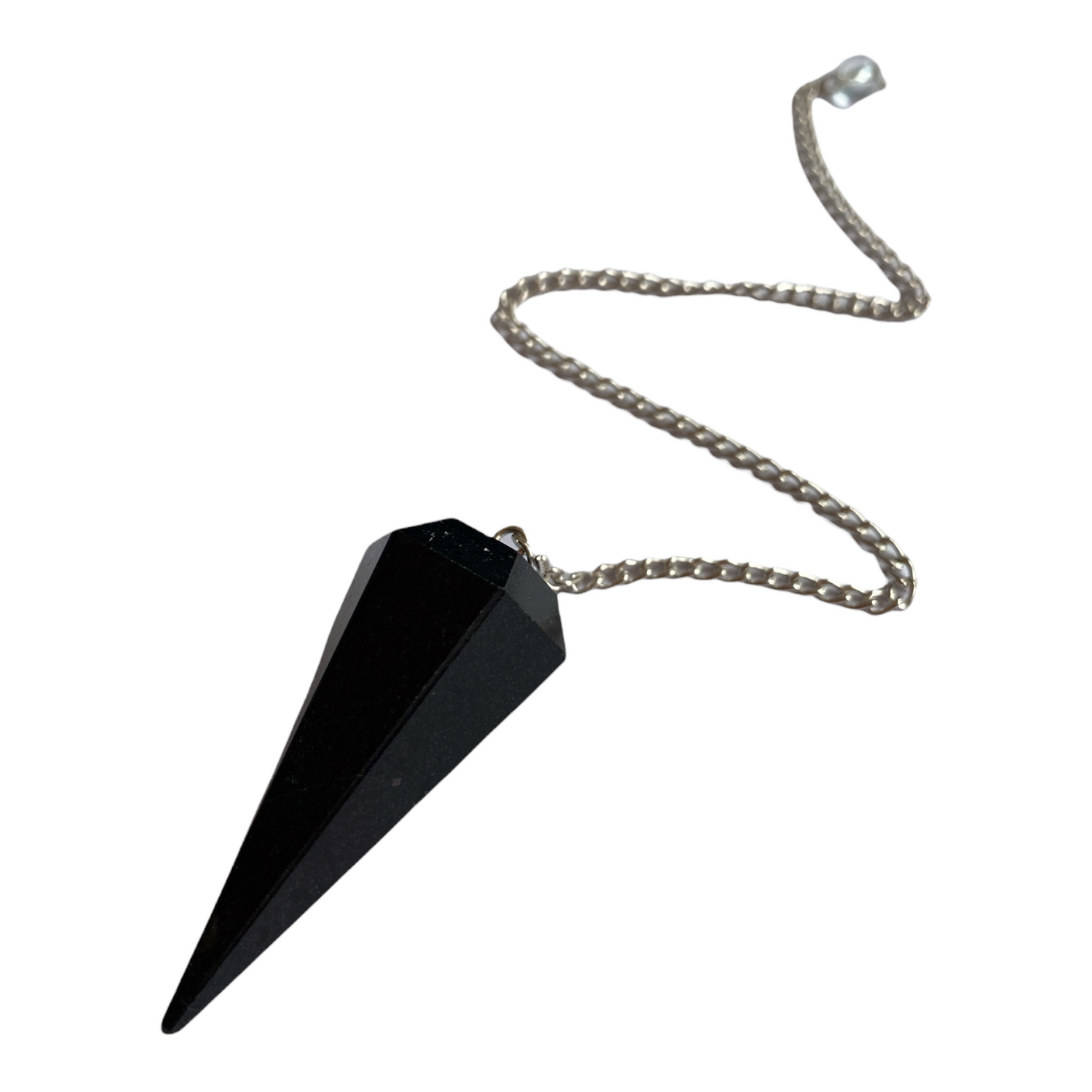 Black Tourmaline Pendulum - Crystal Geological