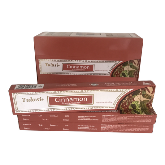 Cinnamon Incense Tulasi - Box of 12