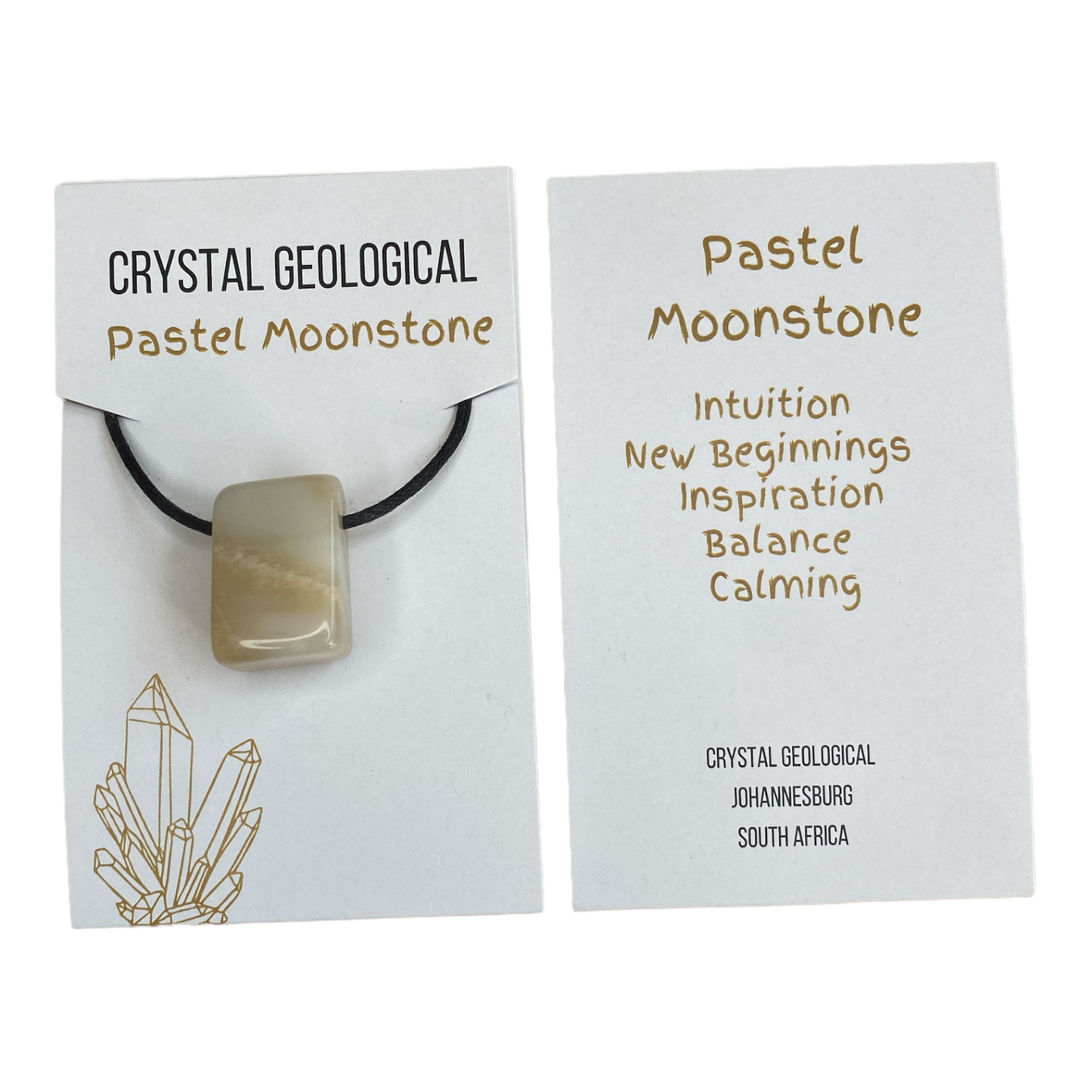 Pastel Moonstone Tumble Necklace