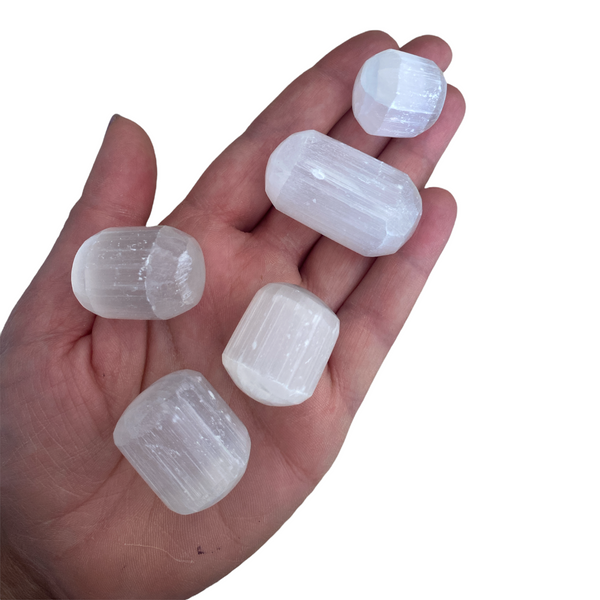 Selenite Tumble - Crystal Geological