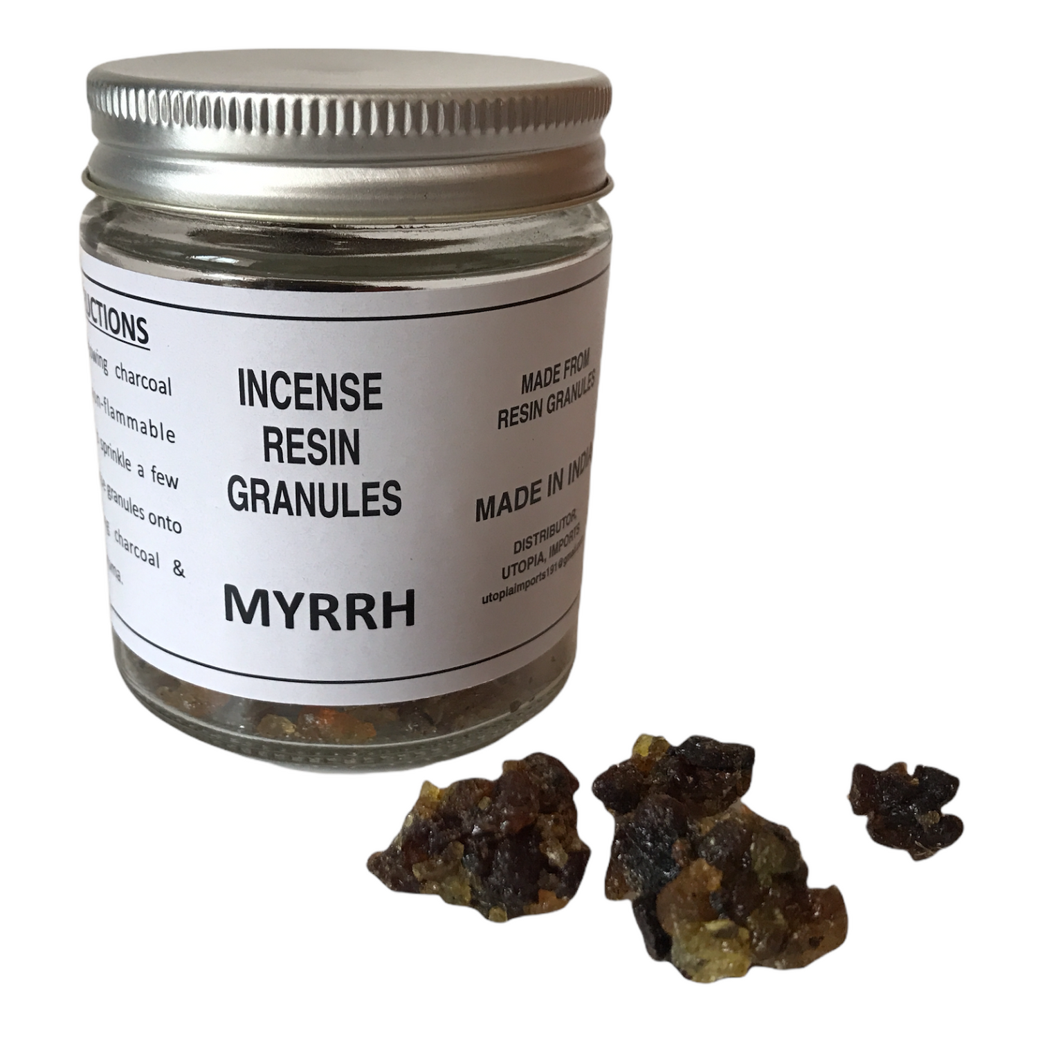 Myrrh Resin Granules - Crystal Geological