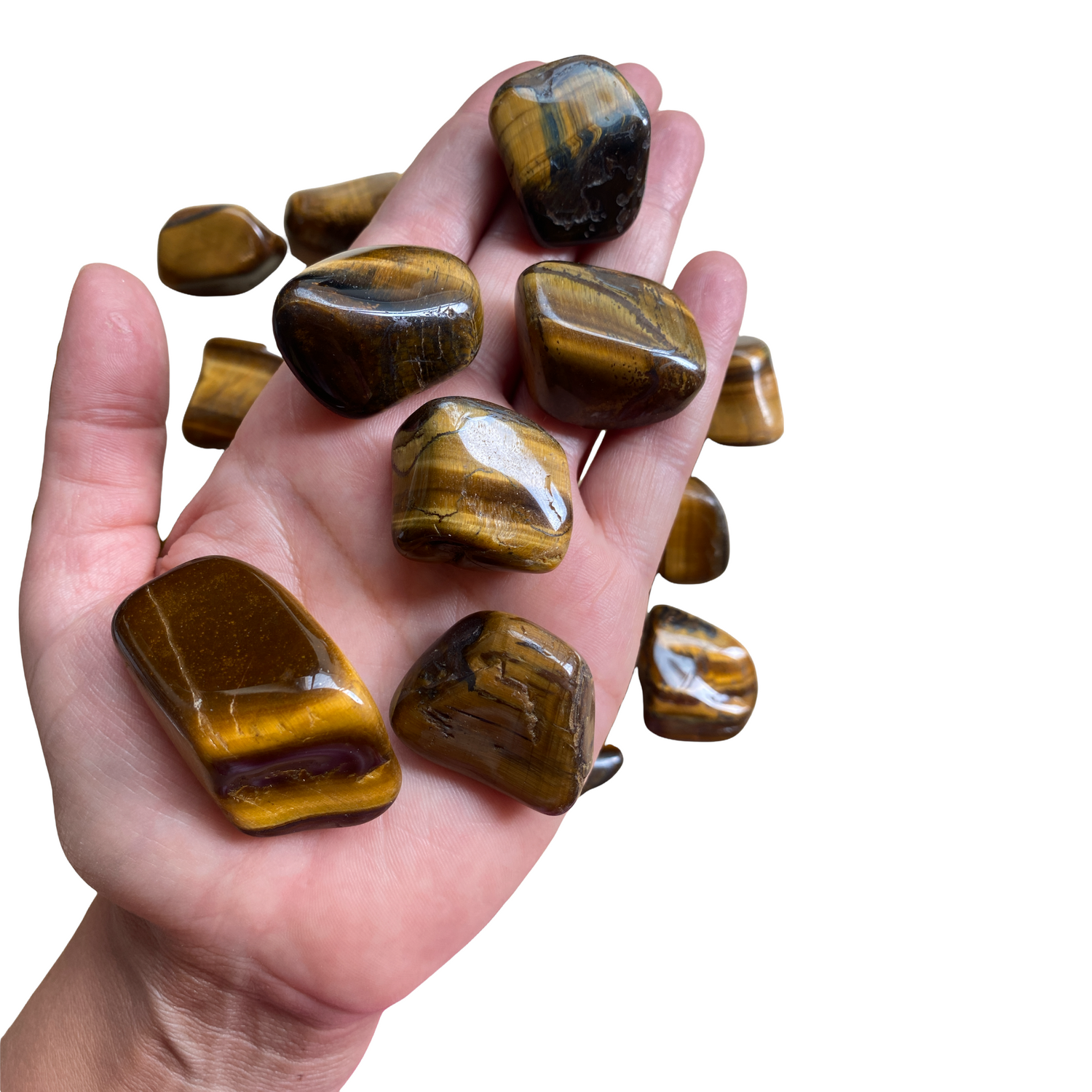 Tiger Eye Large Tumble - Crystal Geological