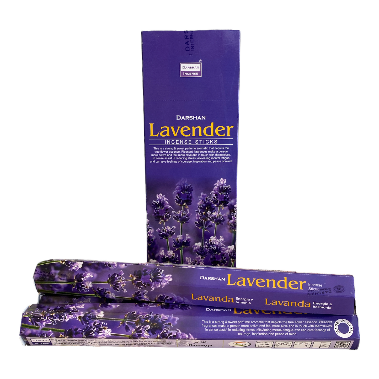 Lavender Incense - Box of 6 tubes