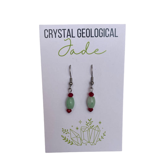 Assorted Jade Earring Pair