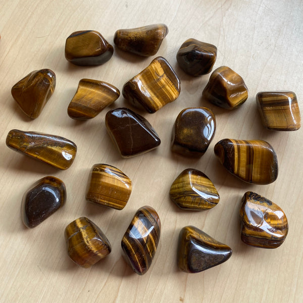 Tiger Eye Large Tumble - Crystal Geological
